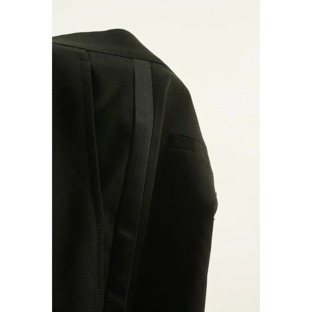 New $135 Kenneth Cole Reaction‎ Men's 35 x 33 Slim Black Techni-Cole Suit Pants